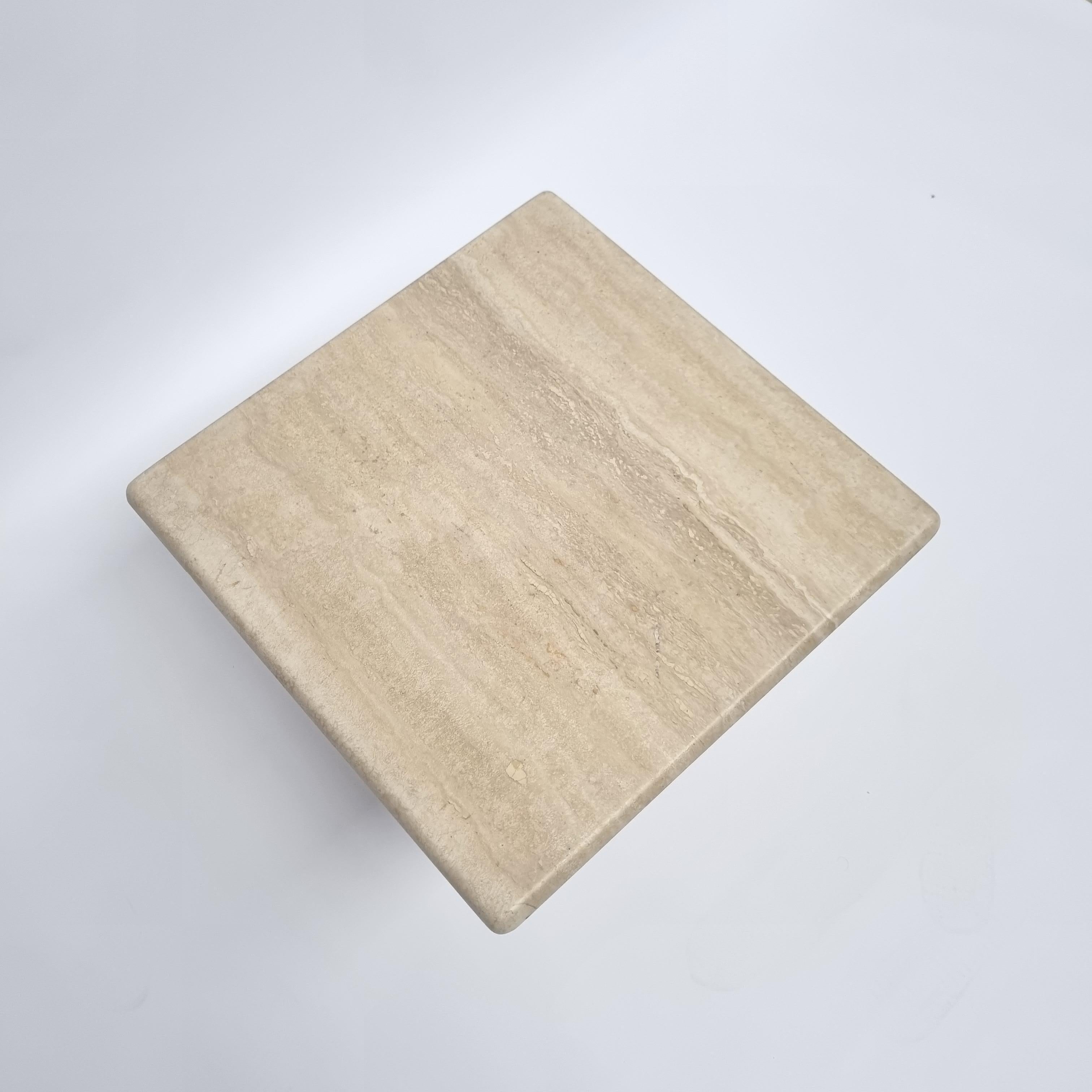 Coffee Table Out of Travertine, 1970s, Italy 2