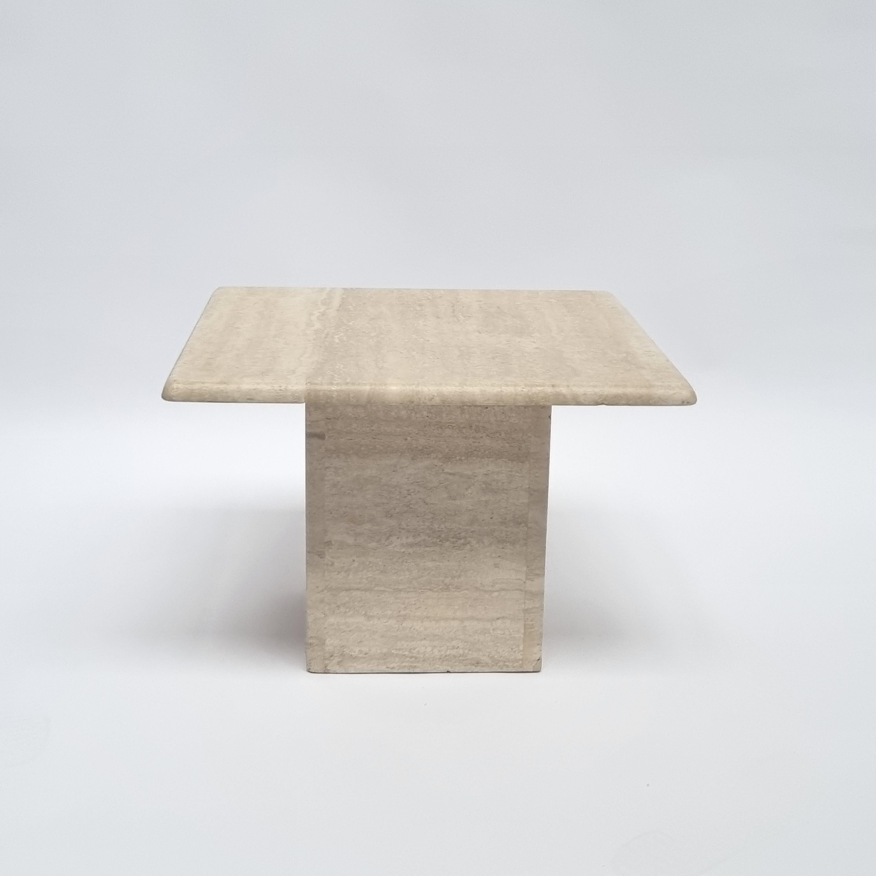 Coffee Table Out of Travertine, 1970s, Italy 3