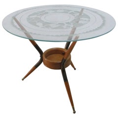 Coffee Table Paolo Buffa Years 1940 Zodiac Signs