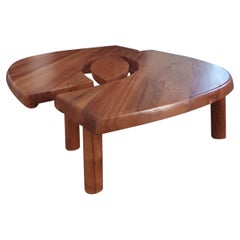 Coffee Table Pierre Chapo T 22 S French Solid Elm, 1972