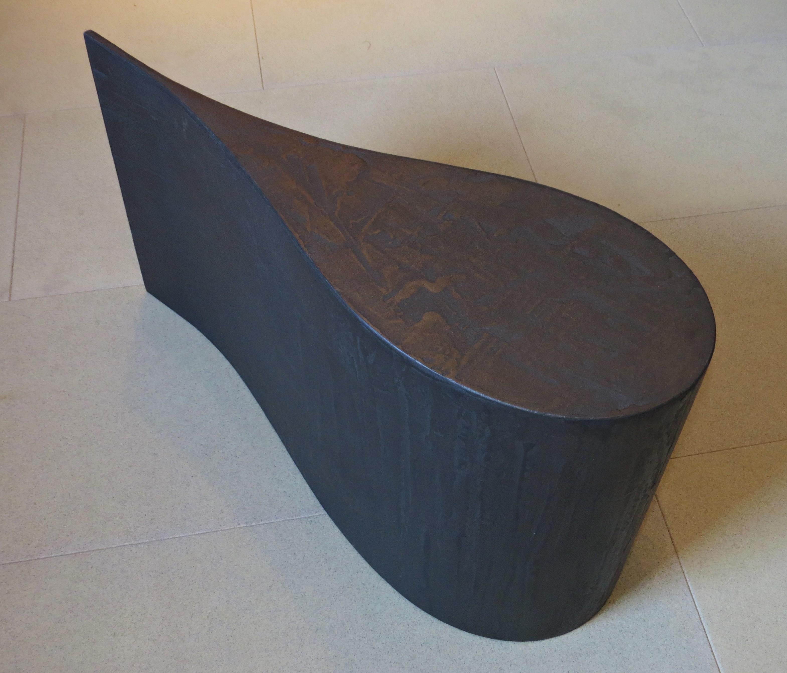 German Coffee Table, Plywood Coated Titanium,  Three Pieces Set
