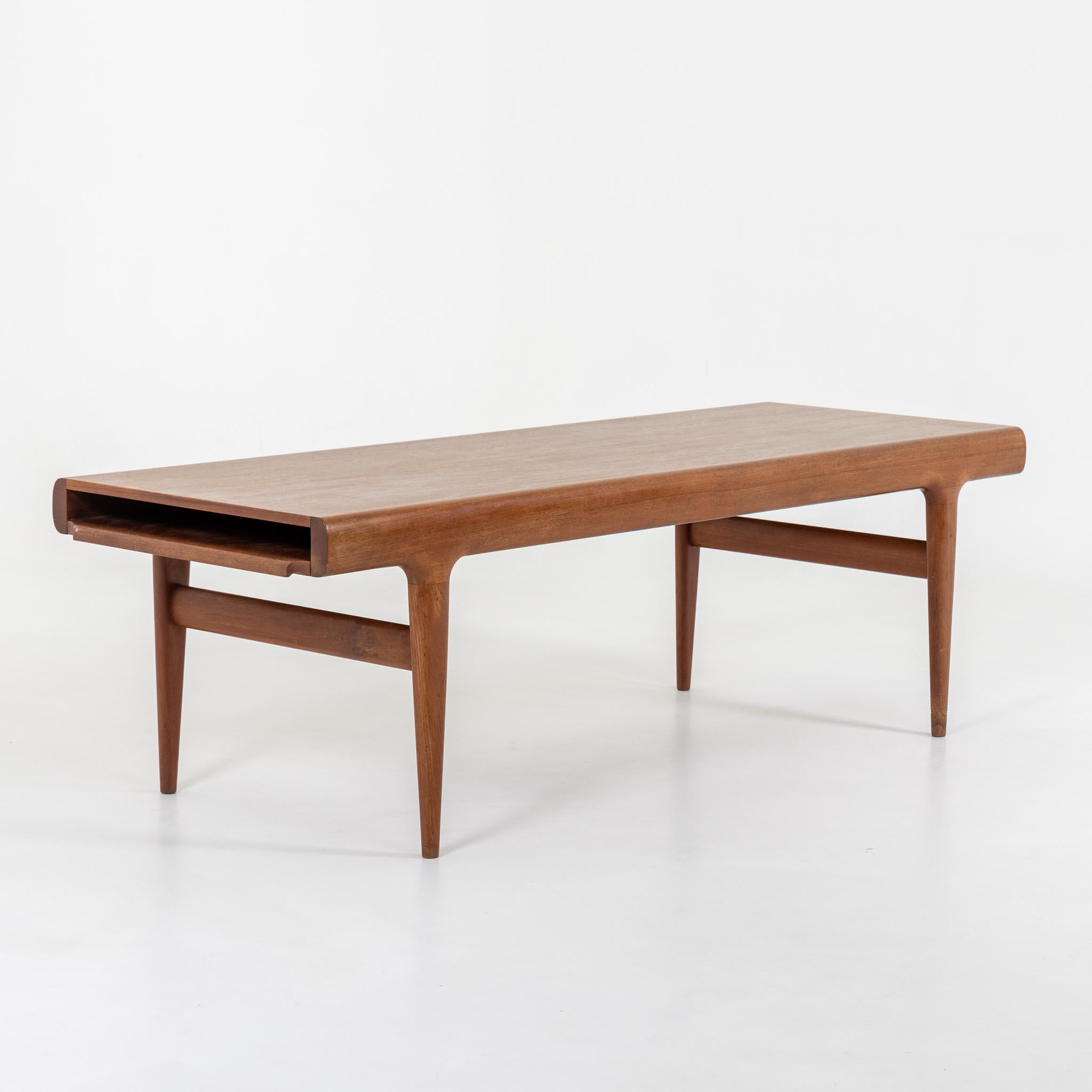 Wood Coffee Table, Probably Denmark Mid-20th Century For Sale