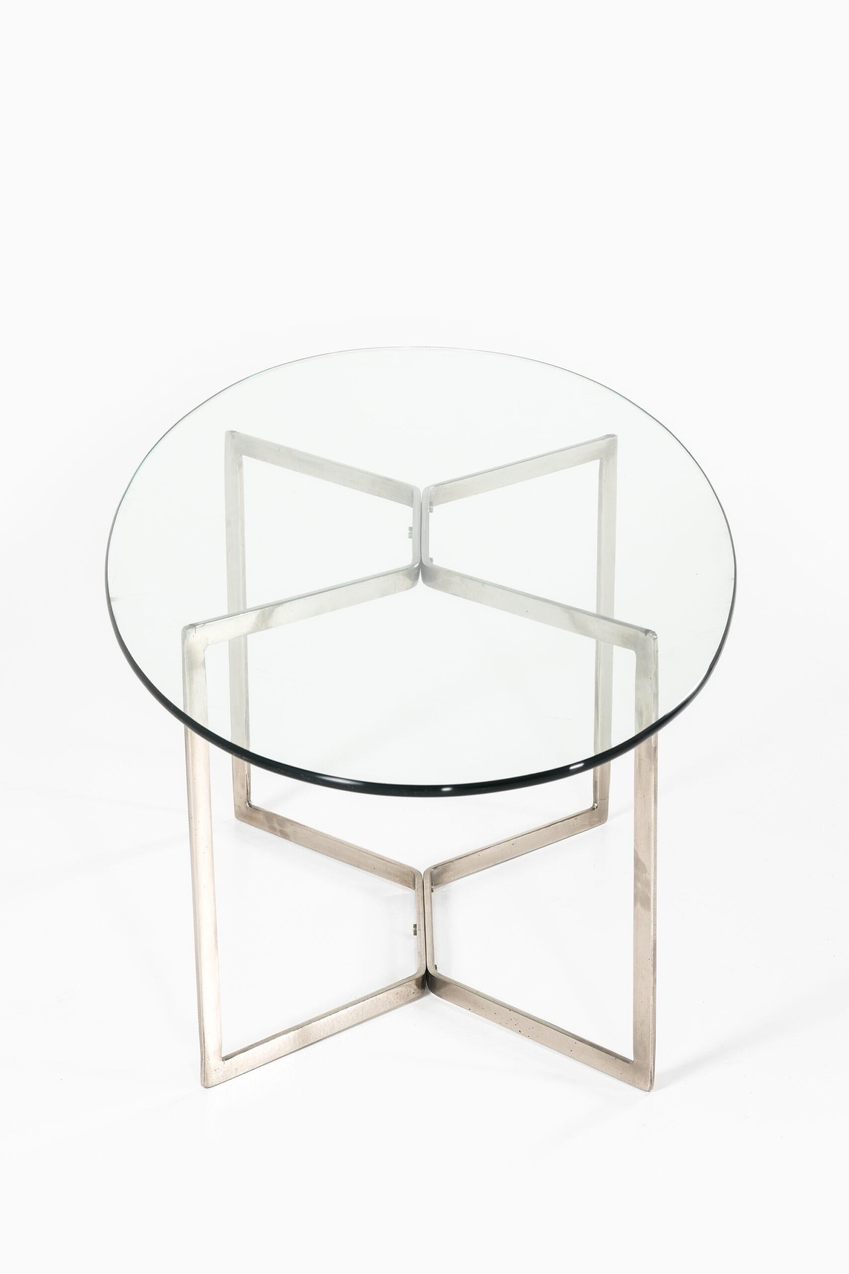 Steel Coffee Table Probably Produced in Sweden For Sale