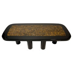 Mesa Rectangular de Ojos de Tigre by Etienne Allemeersch