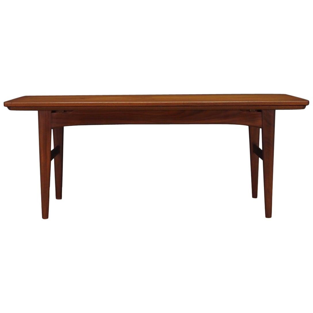 Coffee Table Retro Teak 1970s Vintage For Sale