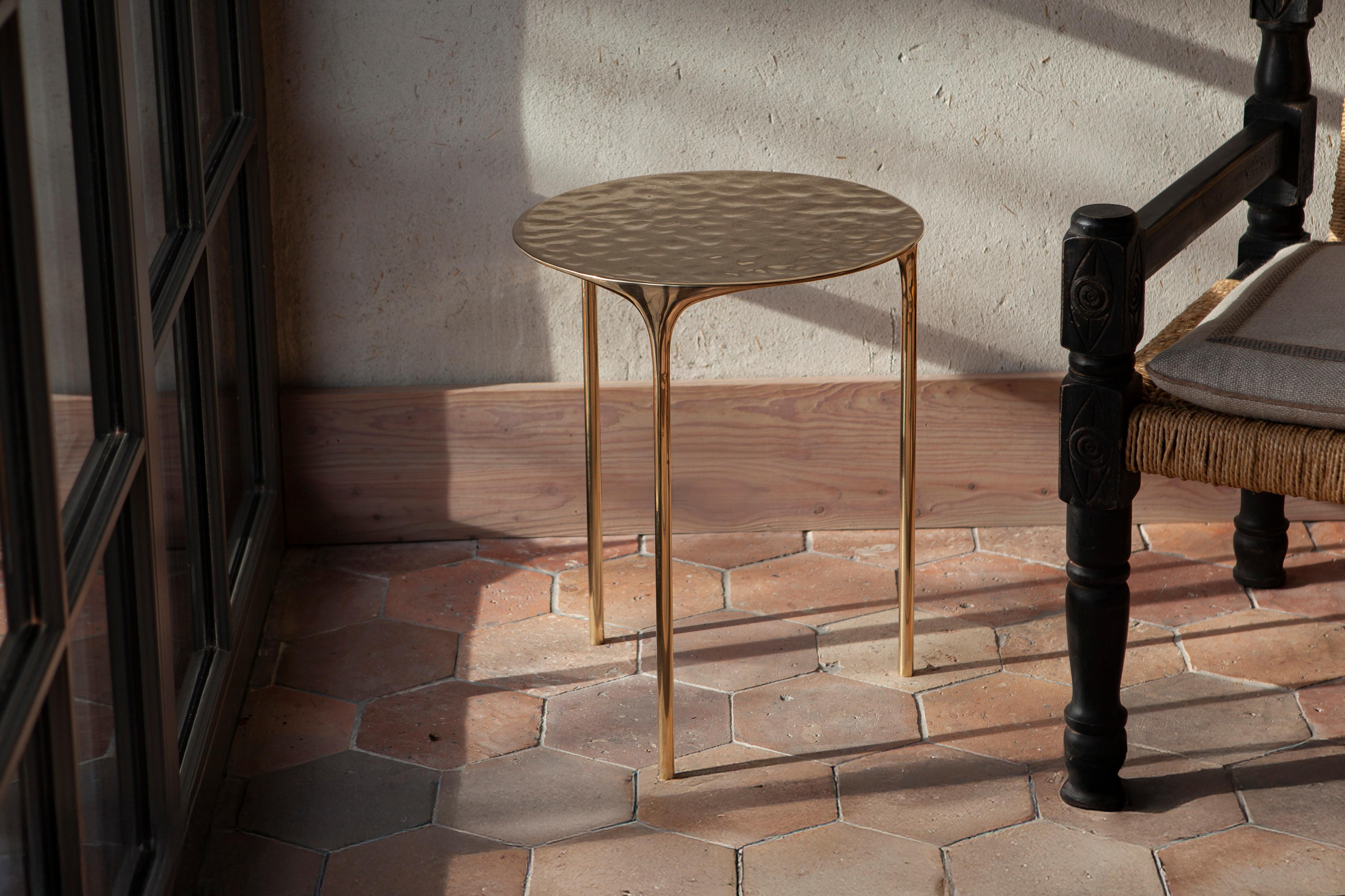 Table basse - Rippled Brass en vente 2