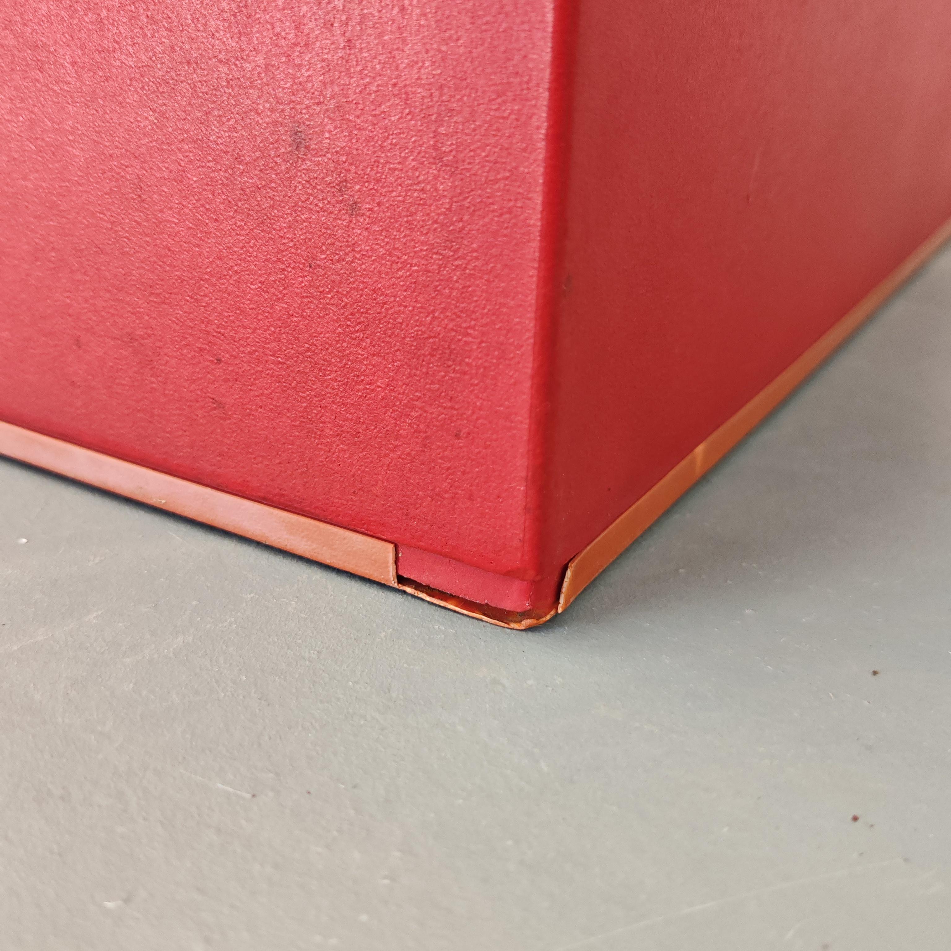 Coffee Table red 70s composed of 3 modules of 
