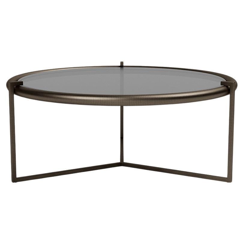 Coffee Table 'Rua Tucumã' by Man Of Parts, High, Bronze Finish  For Sale