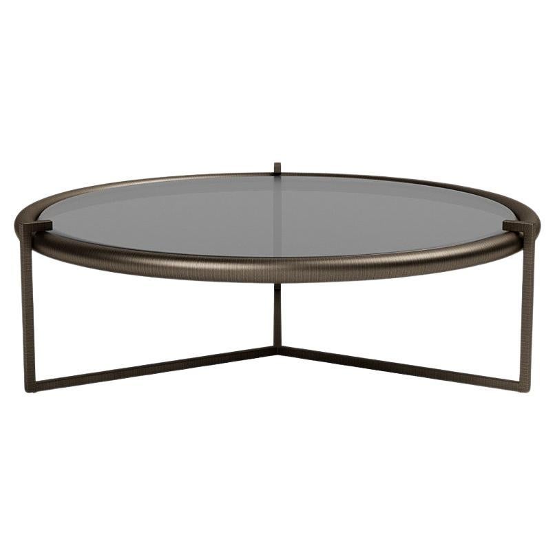 Coffee Table 'Rua Tucumã' by Man Of Parts, Low, Bronze Finish  For Sale