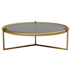 Coffee Table 'Rua Tucumã' by Man Of Parts, Low, Gold Finish