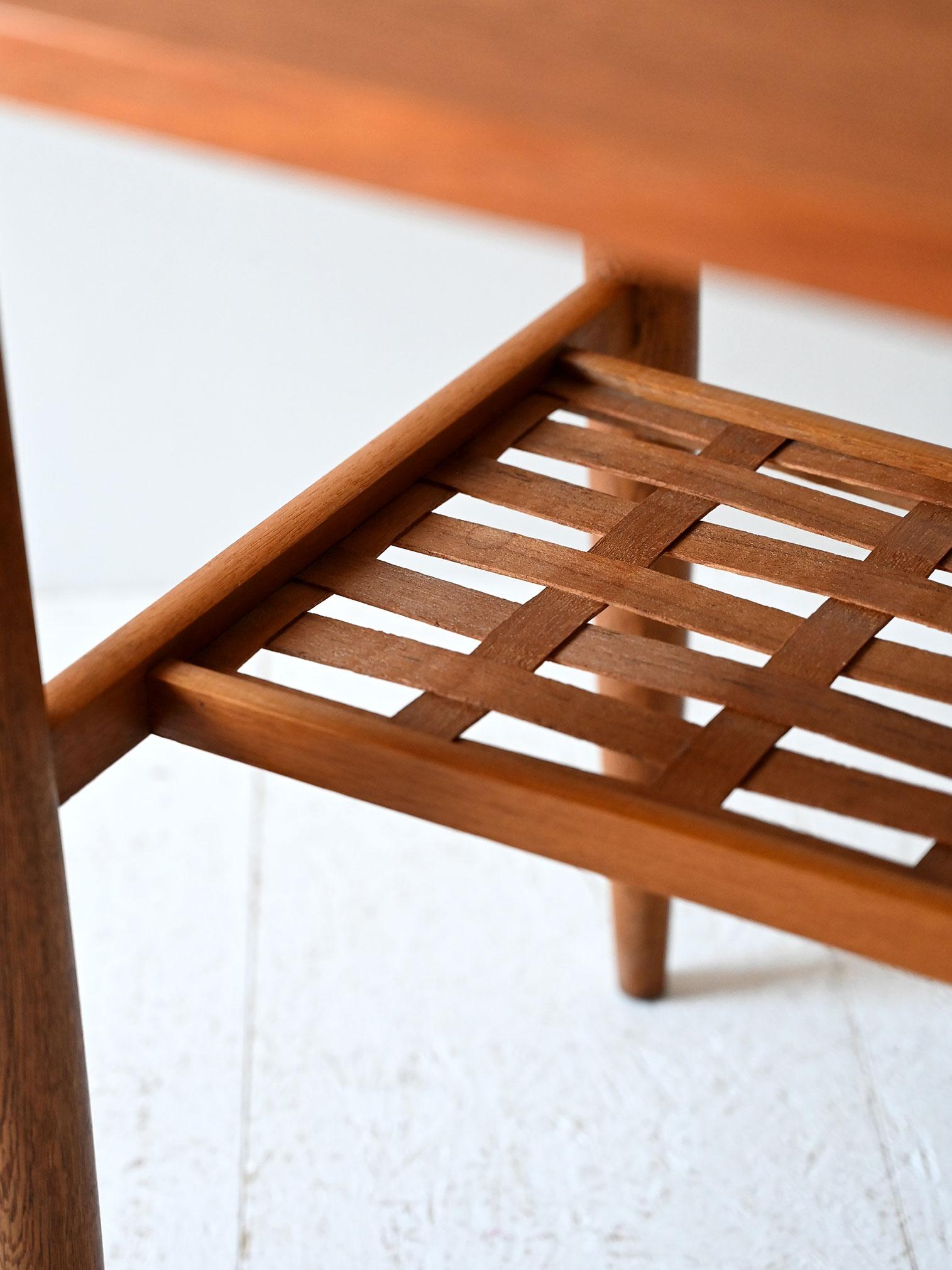 Teak Coffee table scandinavo anni ’50/60 in teak in vendita