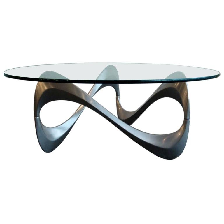 Coffee Table "Schlangentisch" by Roland Schmitt, 1965