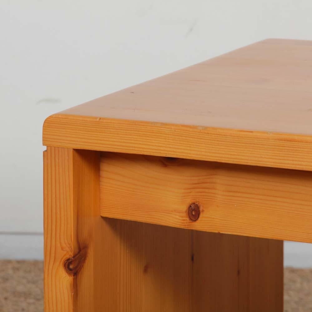 Pine Coffee table, selected by Charlotte Perriand for Les Arcs, 1960 For Sale