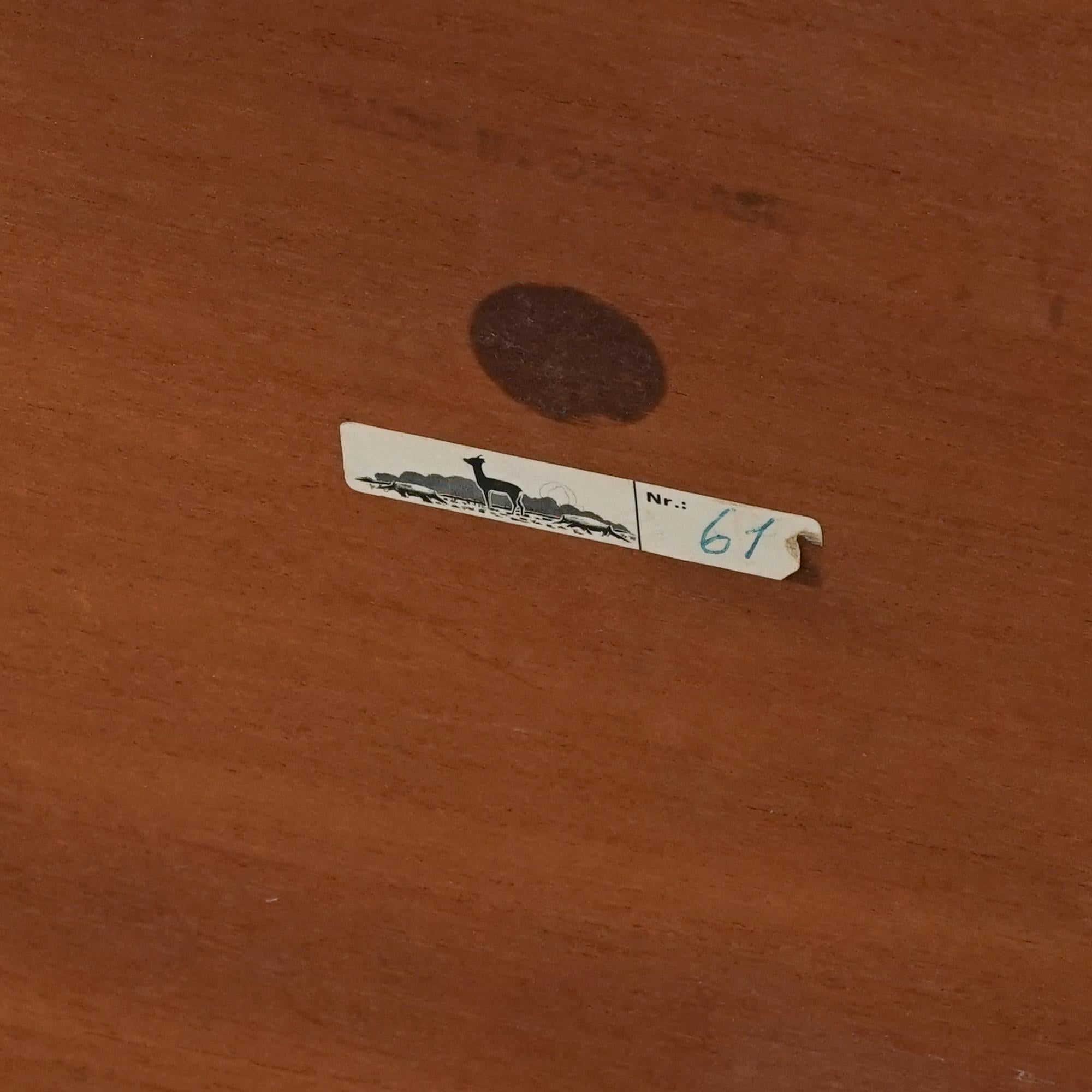 Coffee table, designed by Severin Hansen, manufactured by Haslev Møbelsnedkeri, Denmark, 1960s. Rosewood. Good vintage condition, patina consistent with age and use. 