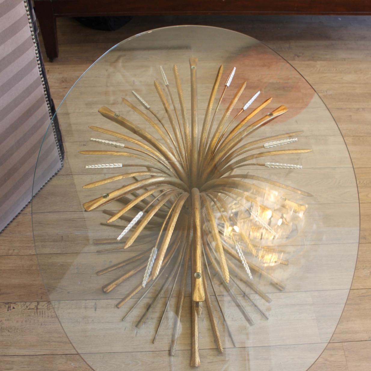 French Coffee Table, Sheaf of Wheat, 1960