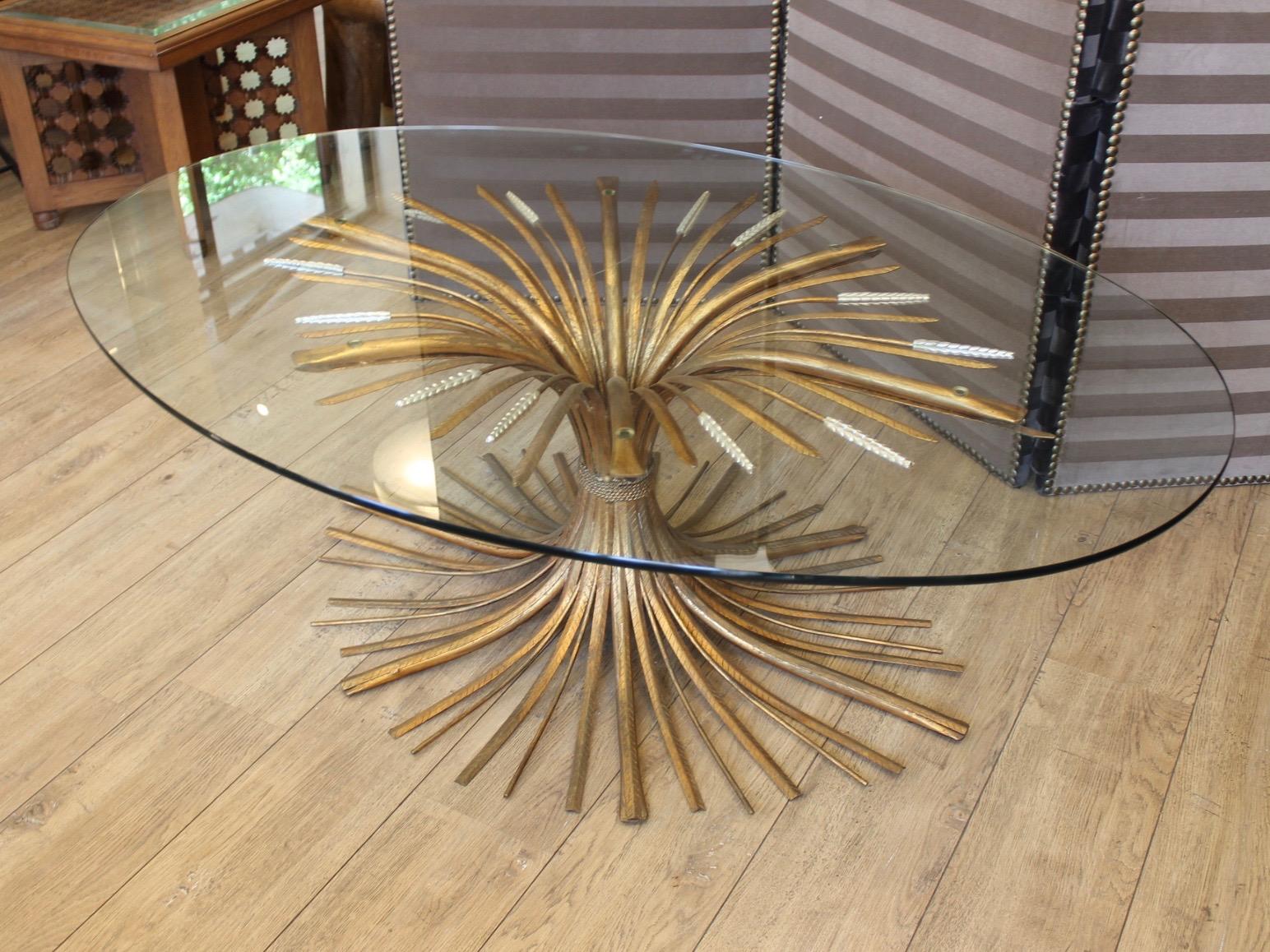 Coffee Table, Sheaf of Wheat, 1960 In Fair Condition In Nice, FR