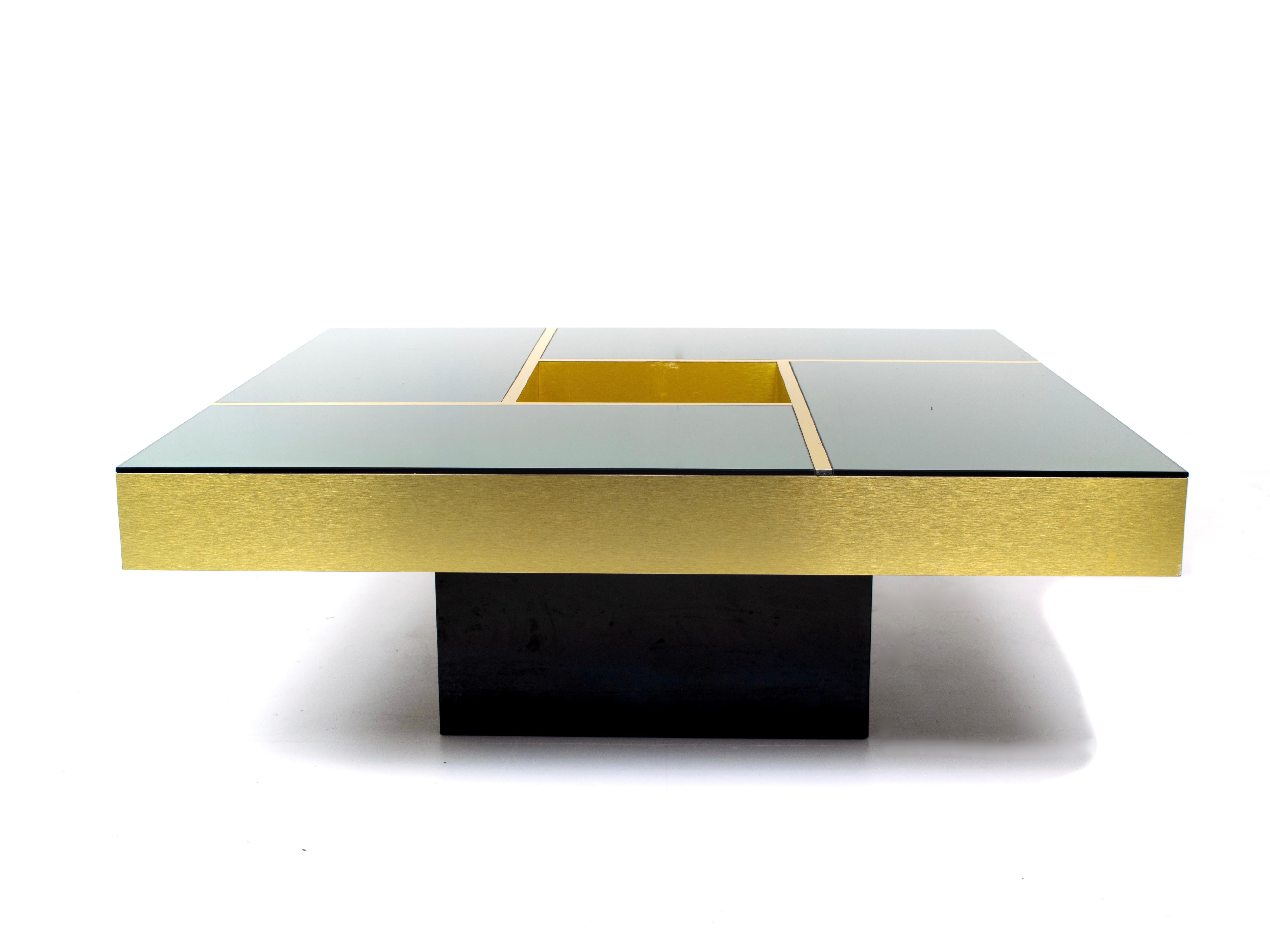 Mid-Century Modern Coffee Table 'Shilling' by Giovanni Ausenda & Guido Baldi Grossi, Italy, 1970s