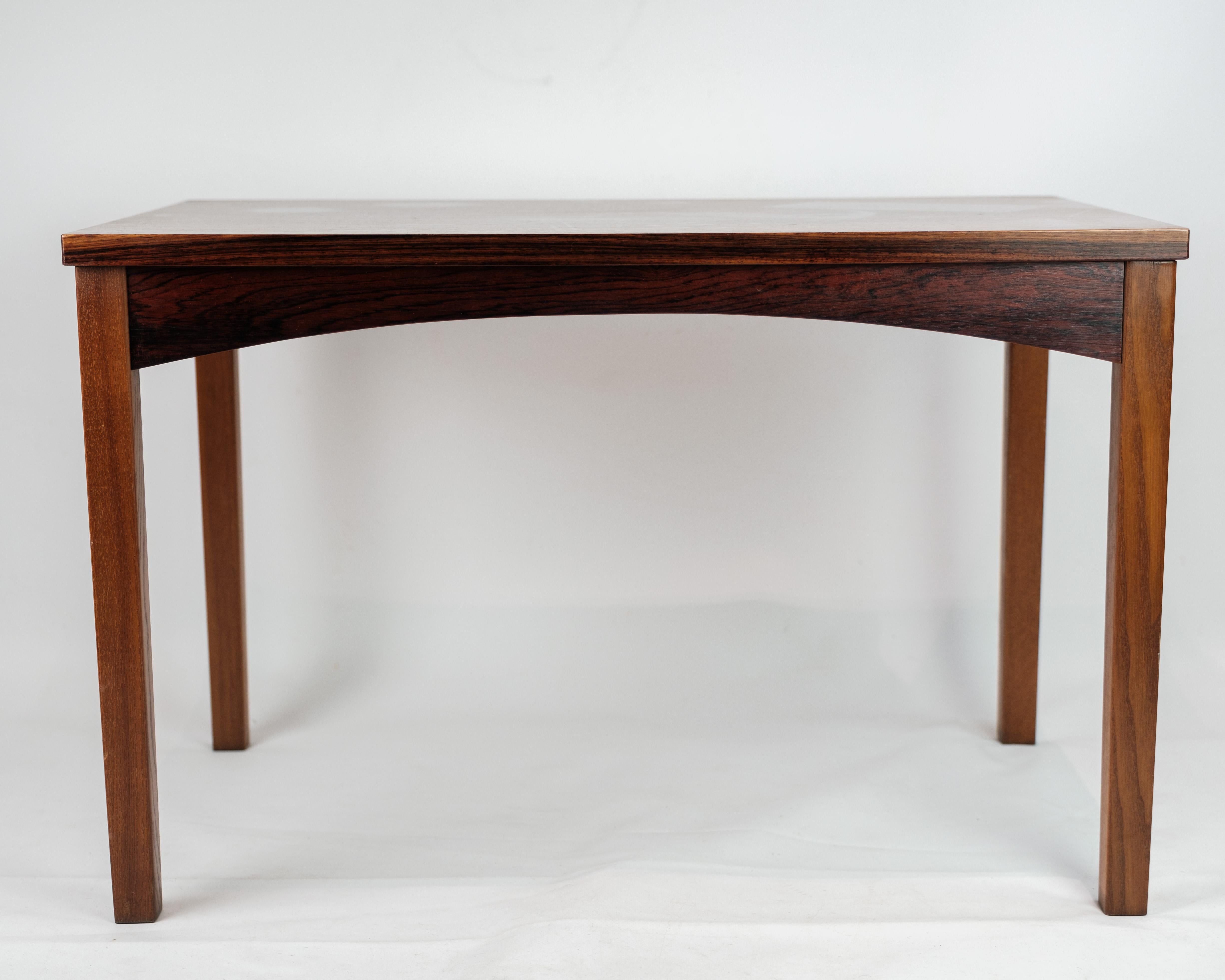 Coffee Table / Side Table Made In Rio Rosewood From 1960s In Good Condition For Sale In Lejre, DK