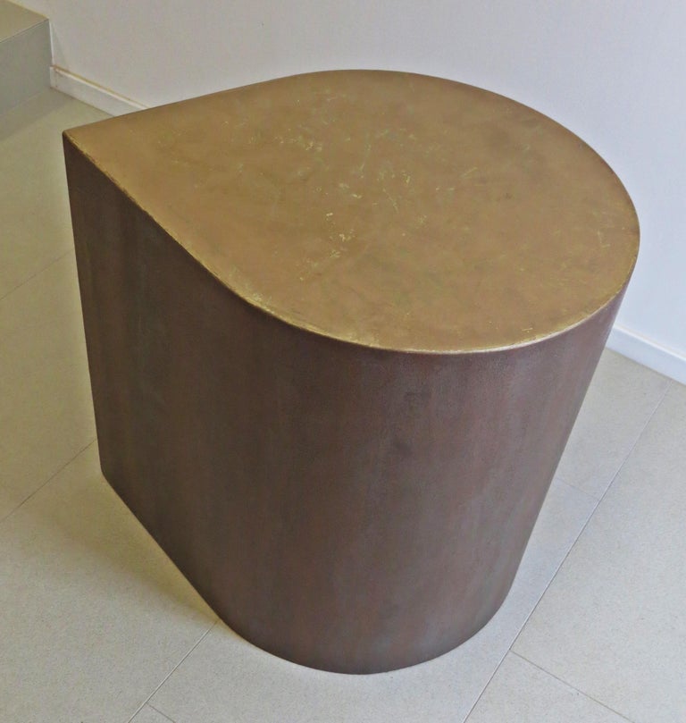 Coffee Table, Side Table,  Coated Bronze For Sale 3
