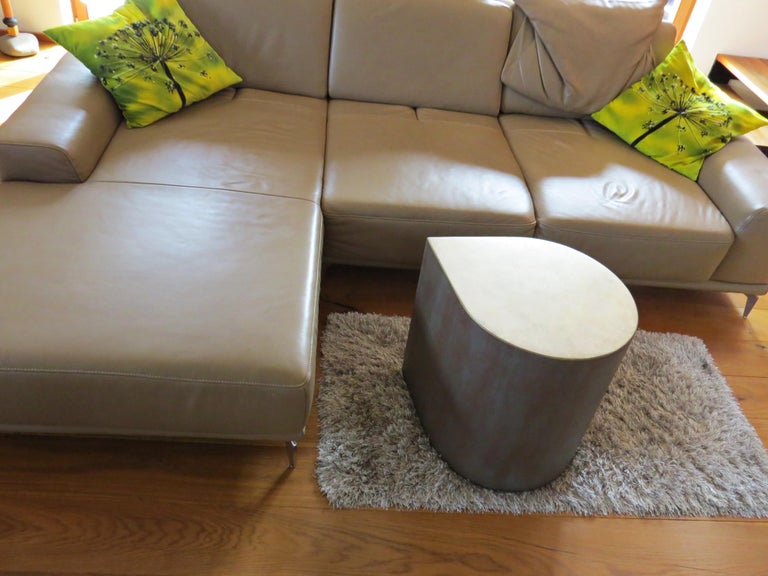 Modern Coffee Table, Side Table,  Coated Bronze For Sale