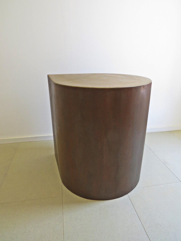 Contemporary Coffee Table, Side Table,  Coated Bronze For Sale