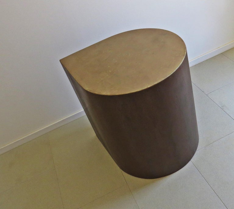 Coffee Table, Side Table,  Coated Bronze For Sale 1
