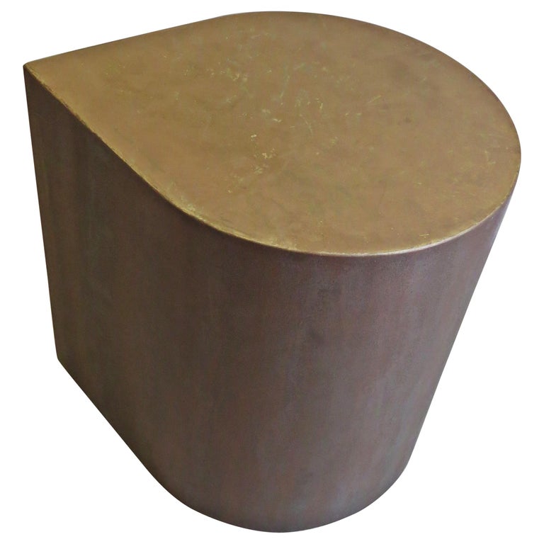 Coffee Table, Side Table,  Coated Bronze For Sale
