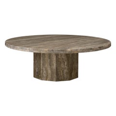 Table basse - Silver Travertine stone