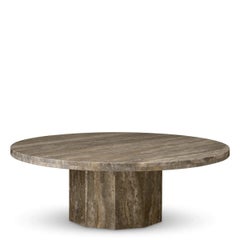 Coffee Table – Silver Travertine stone