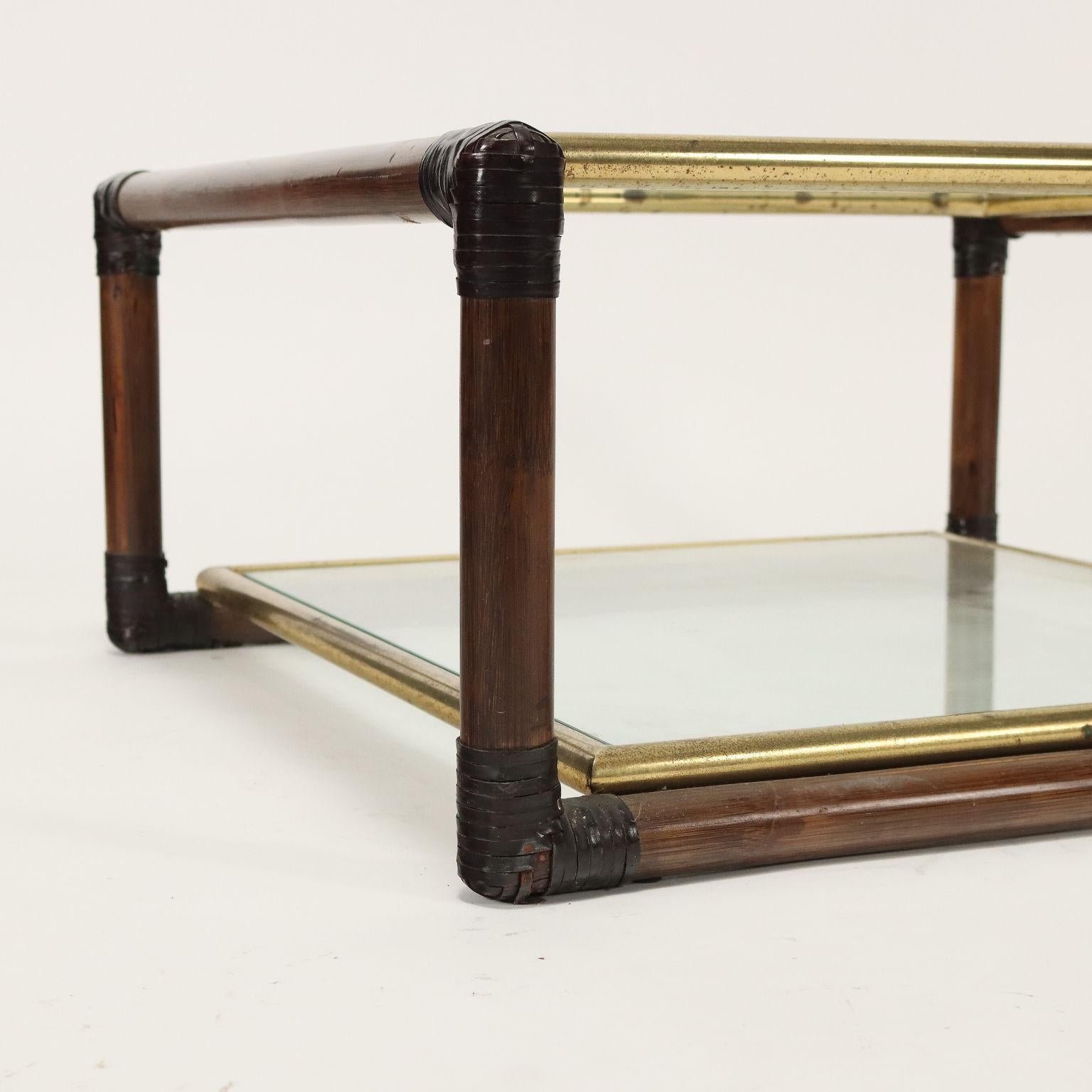 Late 20th Century Coffee Table Smania Studio Bamboo, Italy, 1980s