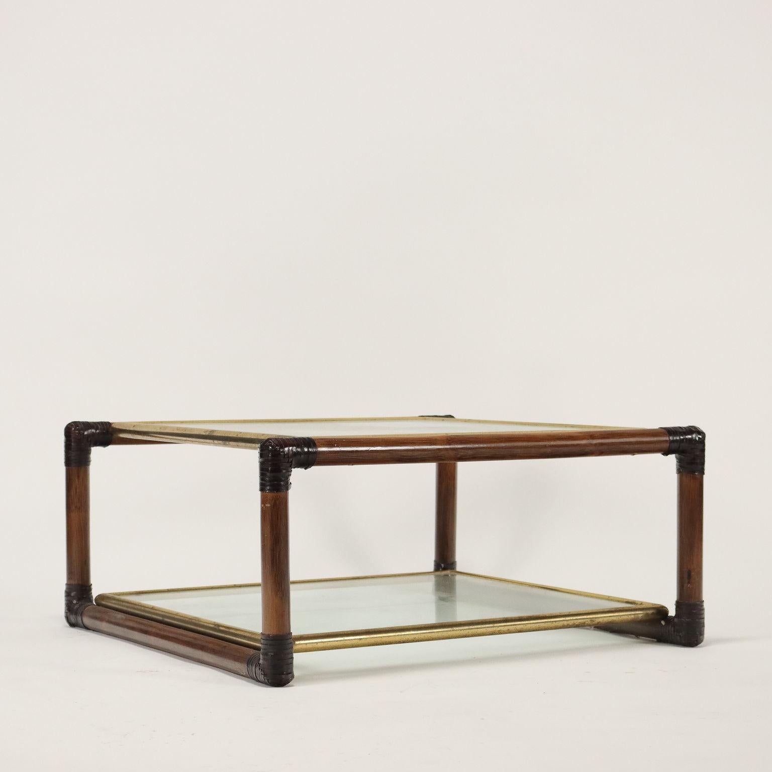 Coffee Table Smania Studio Bamboo, Italy, 1980s 1