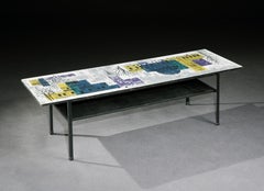 Coffee Table, Sofa Table, John Piper, London Skyline, Myer, Heals, Conran