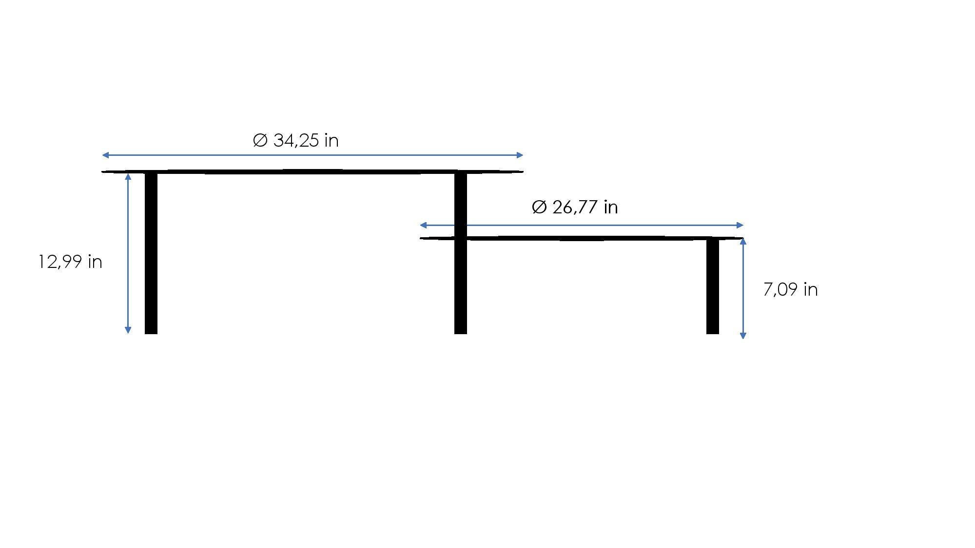 Table basse Solco en chêne et miroir en acier par Constance Guisset en vente 1