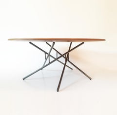 Coffee Table, Spiral Tubular Base