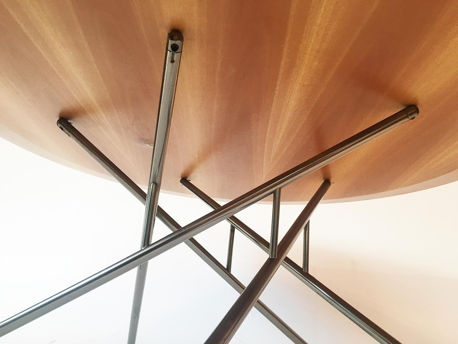 Coffee Table, Spiral Tubular Base Bon état - En vente à Mexico City, CDMX