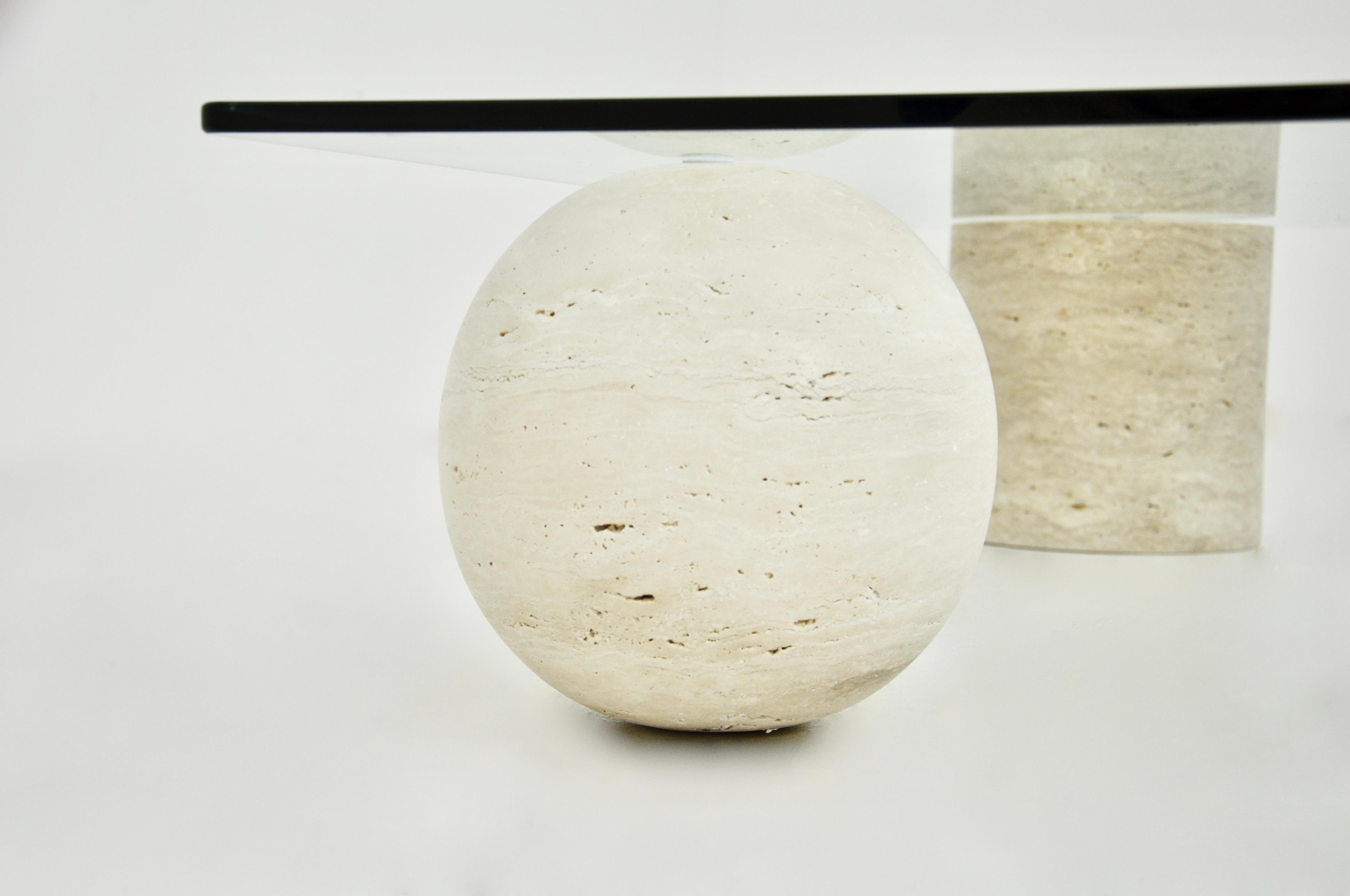 Coffee Table Style 'Methaphora by Massimo & Lella Vignelli for Casigliani, 1970s In Good Condition In bruxelles, BE