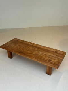 Coffee table : « T08 » by Pierre Chapo circa 1970