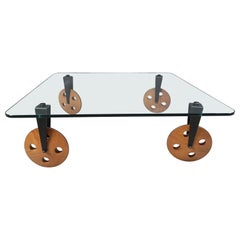 Coffee Table 'tavolo con Ruote' by Gae Aulenti, 1965
