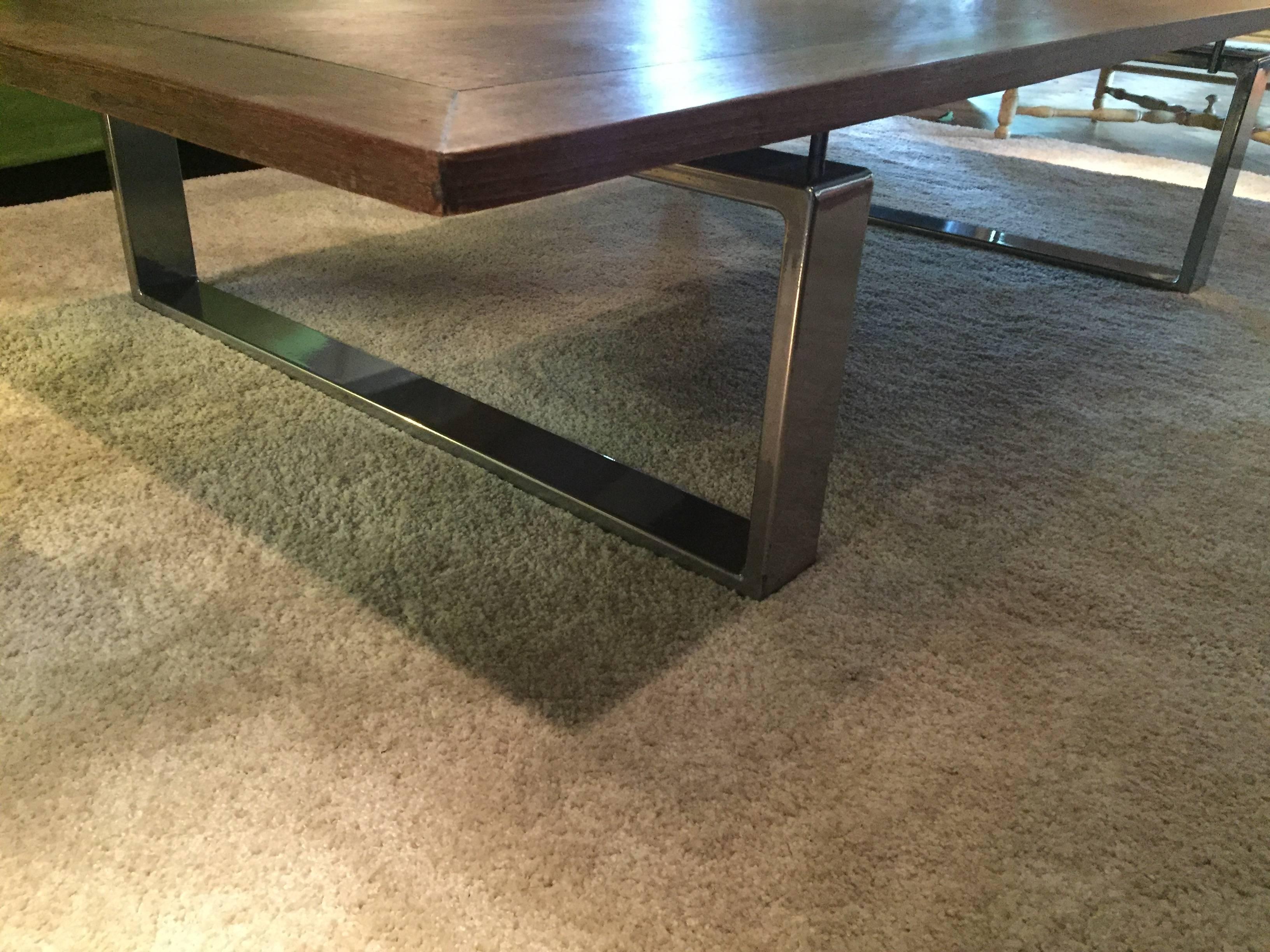 Belgian Coffee Table, Teak For Sale