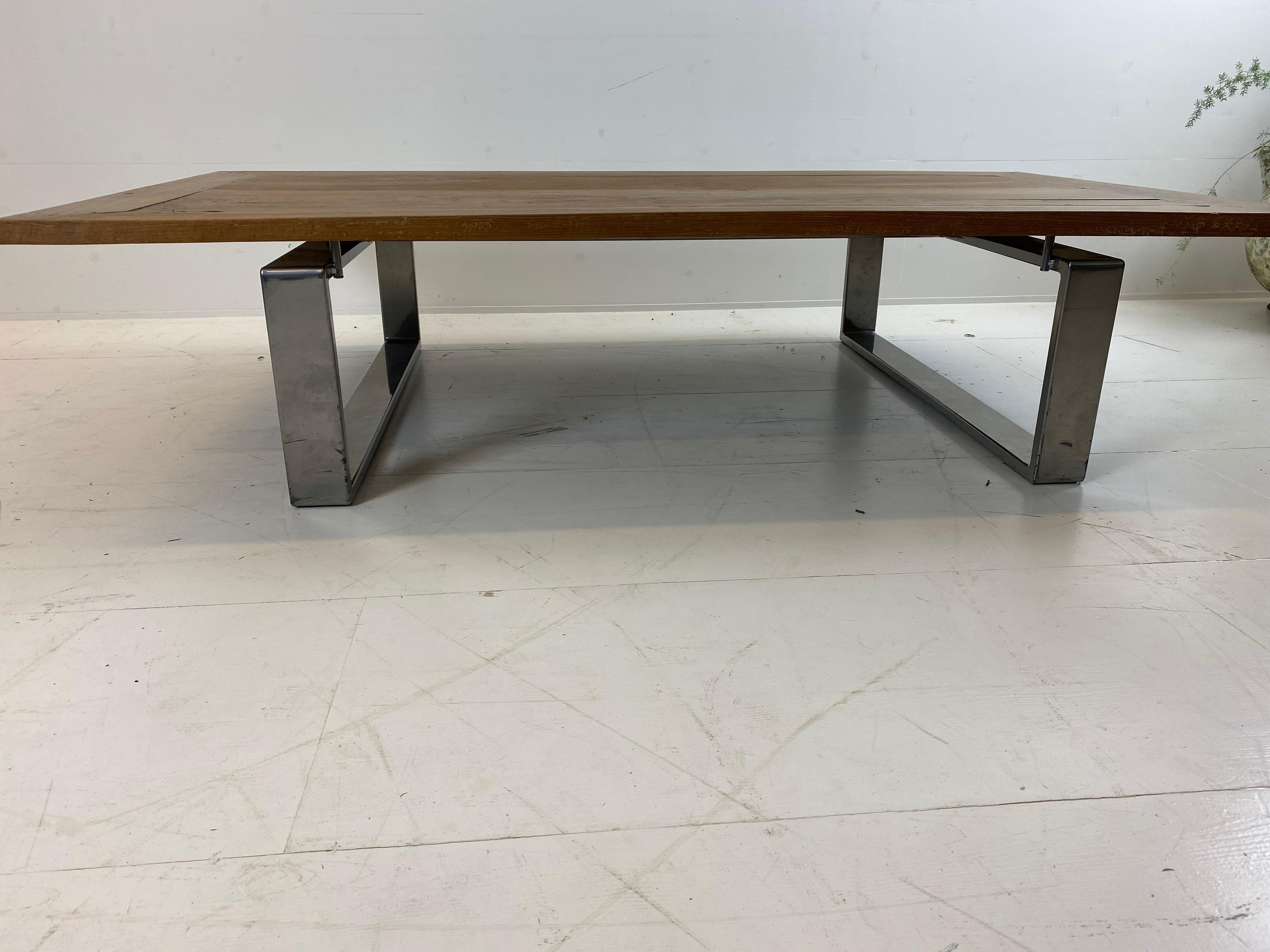 Bleached Coffee Table, Teak For Sale