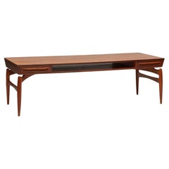 Mid Century Modern Scandinavian Coffee Table Teak, Johannes Andersen for Trensum