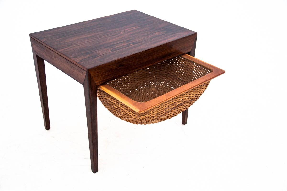 Rosewood Coffee table / thread, Denmark, 1960s. For Sale
