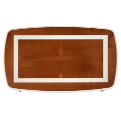 Couchtisch Tradition aus Kirschbaumholz mit 2 Schubladen, 100 % Made in France