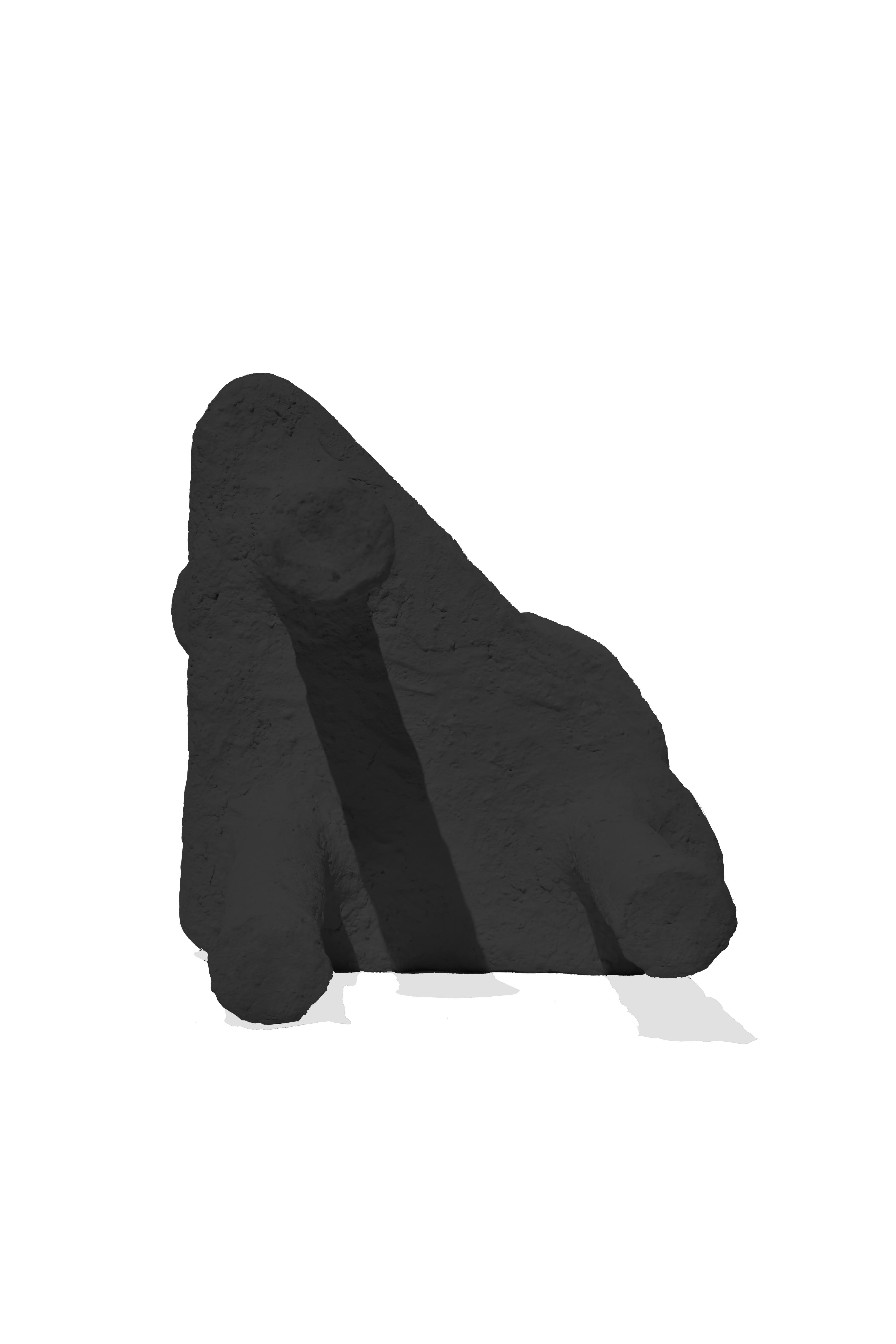 Italian Coffee Table Tre Piedi Black by Jonathan Bocca For Sale