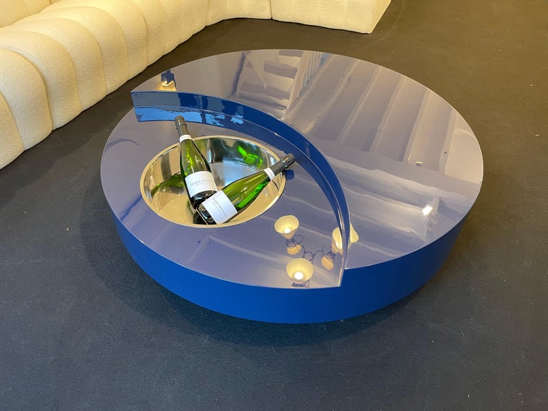 COFFEE TABLE TRG   BY  Willy RIZZO For Sale 9