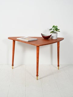 Scandinavian sixties triangular coffee table