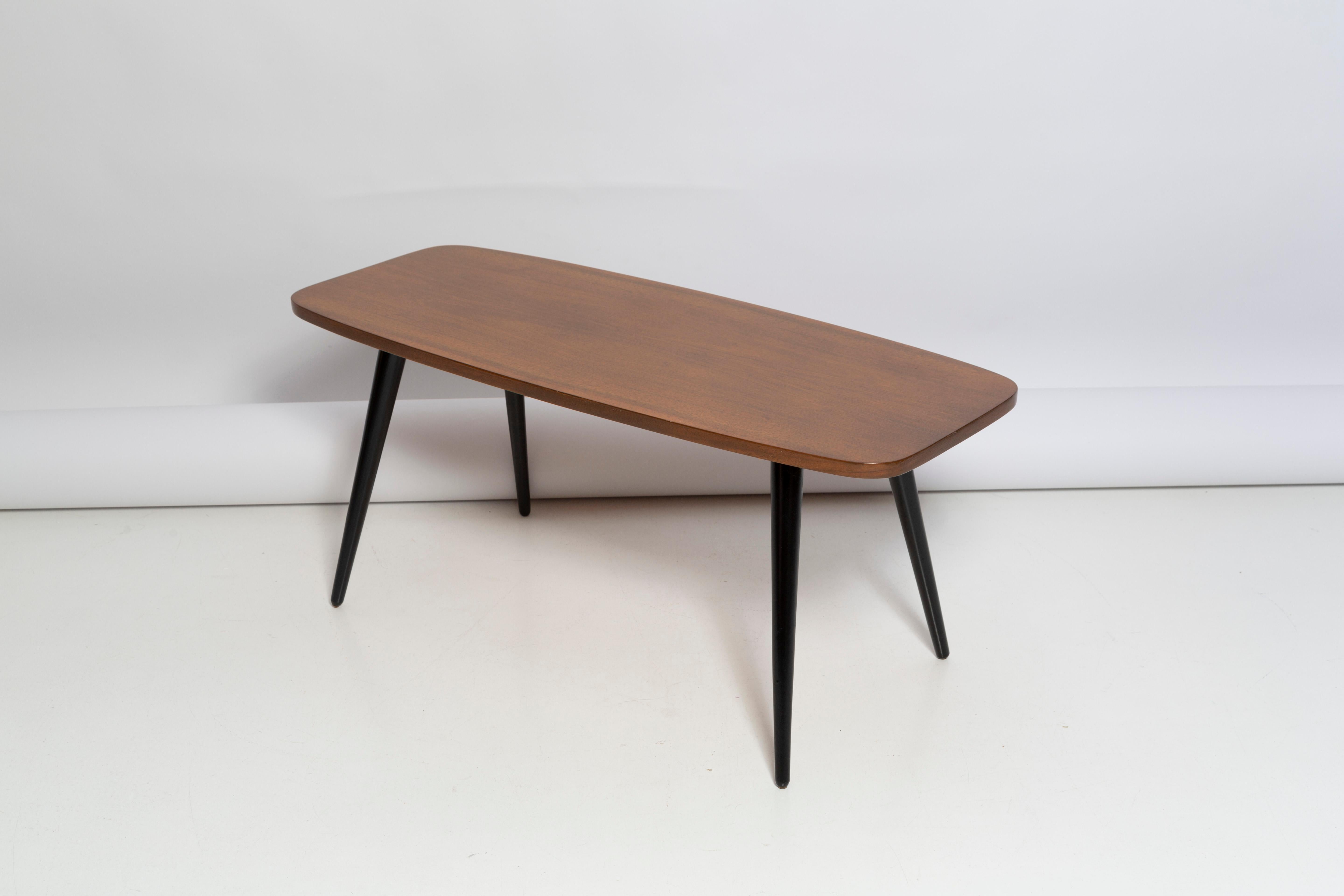 Mid-Century Modern Coffee Table, Vintage, Beechwood, Europe, 1960s For Sale