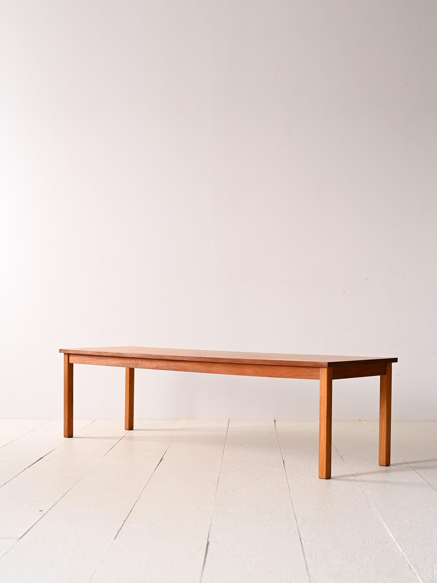 Coffee Table - Vintage bench of original Scandinavian manufacture from the 1960s In Good Condition In Brescia, IT