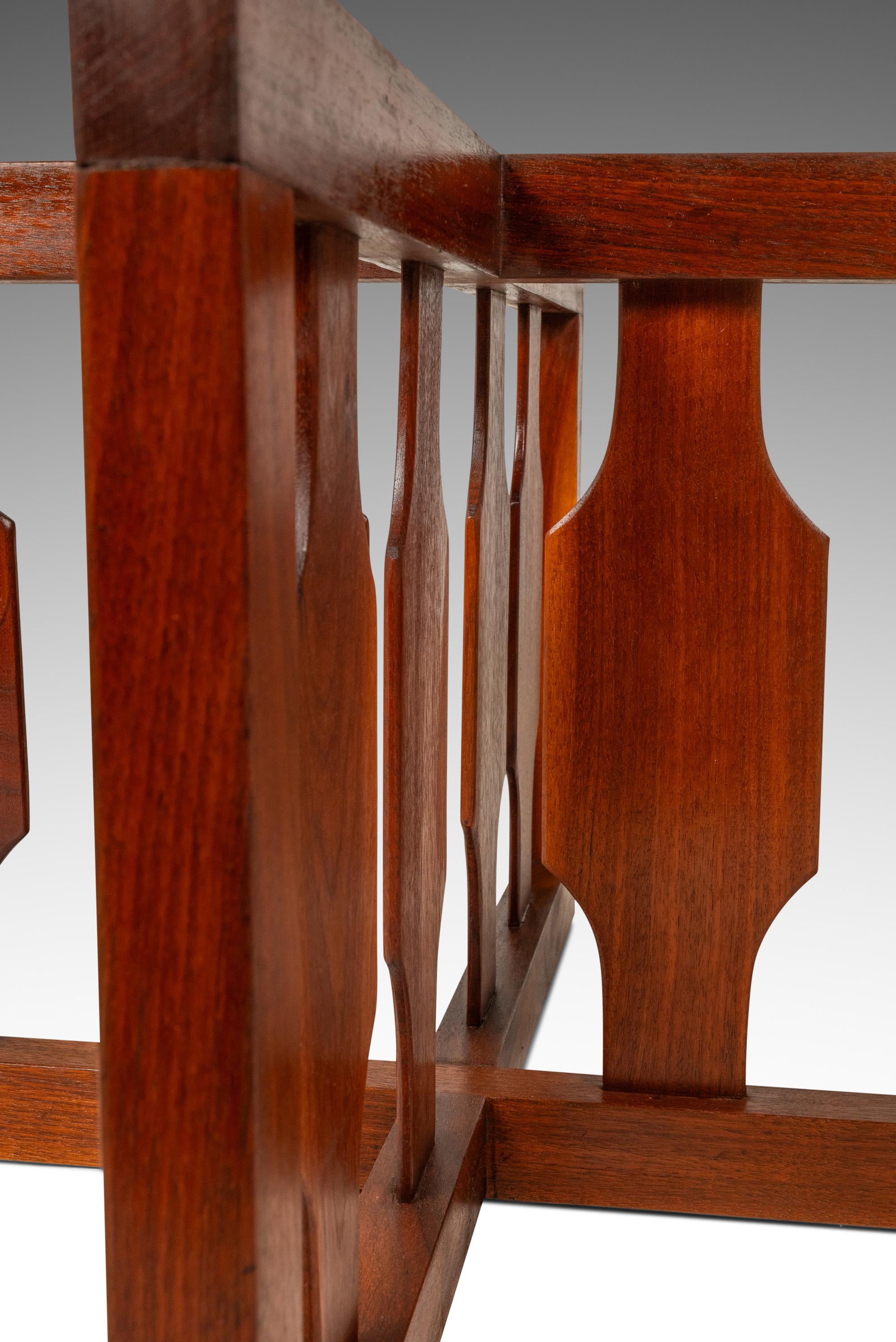 Coffee Table w/ Glass Top, Adrian Pearsall, Craft Associates, USA, c. 1960s For Sale 5