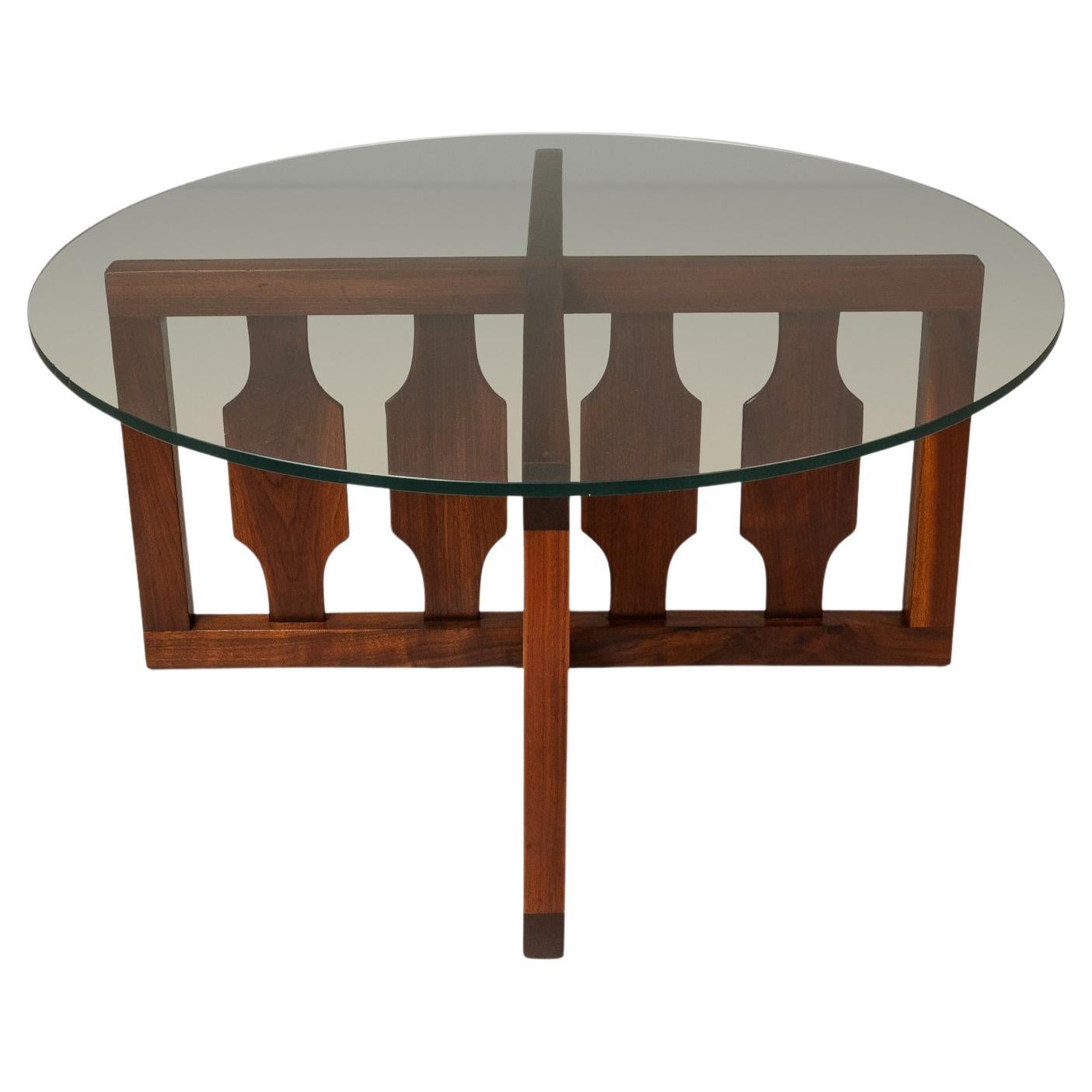 Table basse avec plateau en verre, Adrian Pearsall, Craft Associates, USA, c.C. 1960s